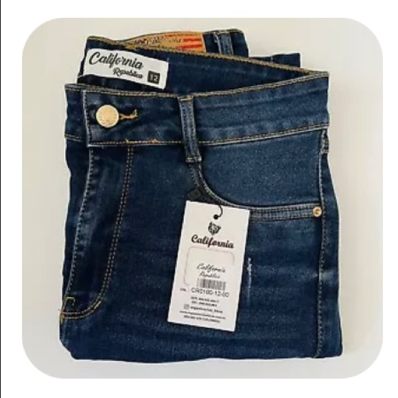 JEANS COLOMBIANOS Authentic Colombian Push Up Jeans Levanta Cola Sz 7 CR-0100 - Picture 4 of 4